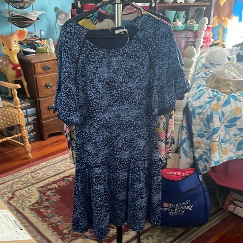 Halston Drop Waist Dress-Size 12